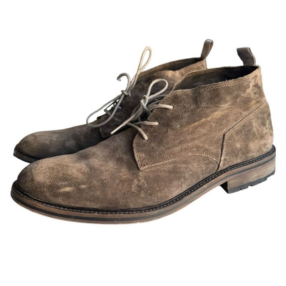 Bruno Magli Brown Suede Chukka Boots